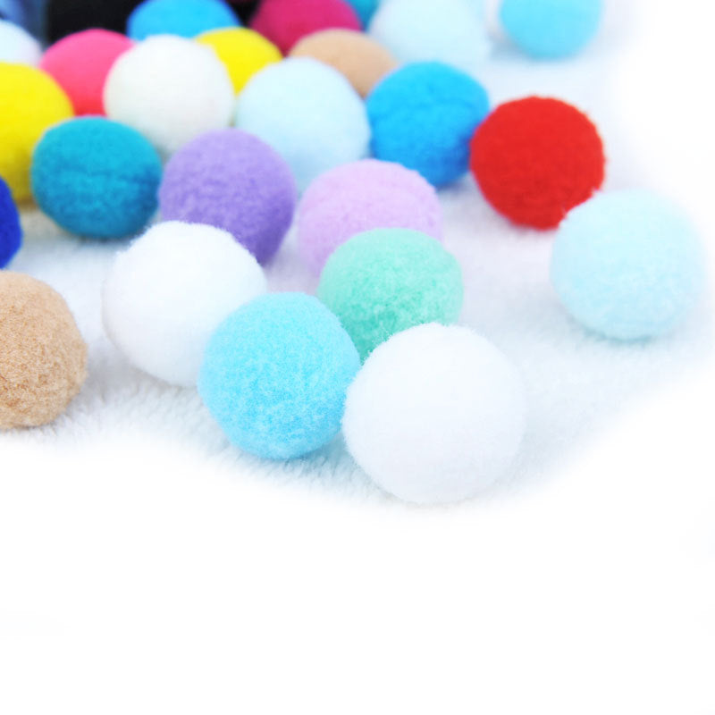 Soft Plush Cat Toy Ball Pack