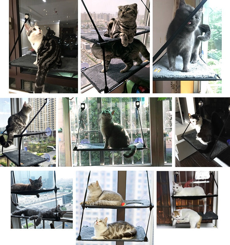 Removable Double-Layer Cat Window Hammock