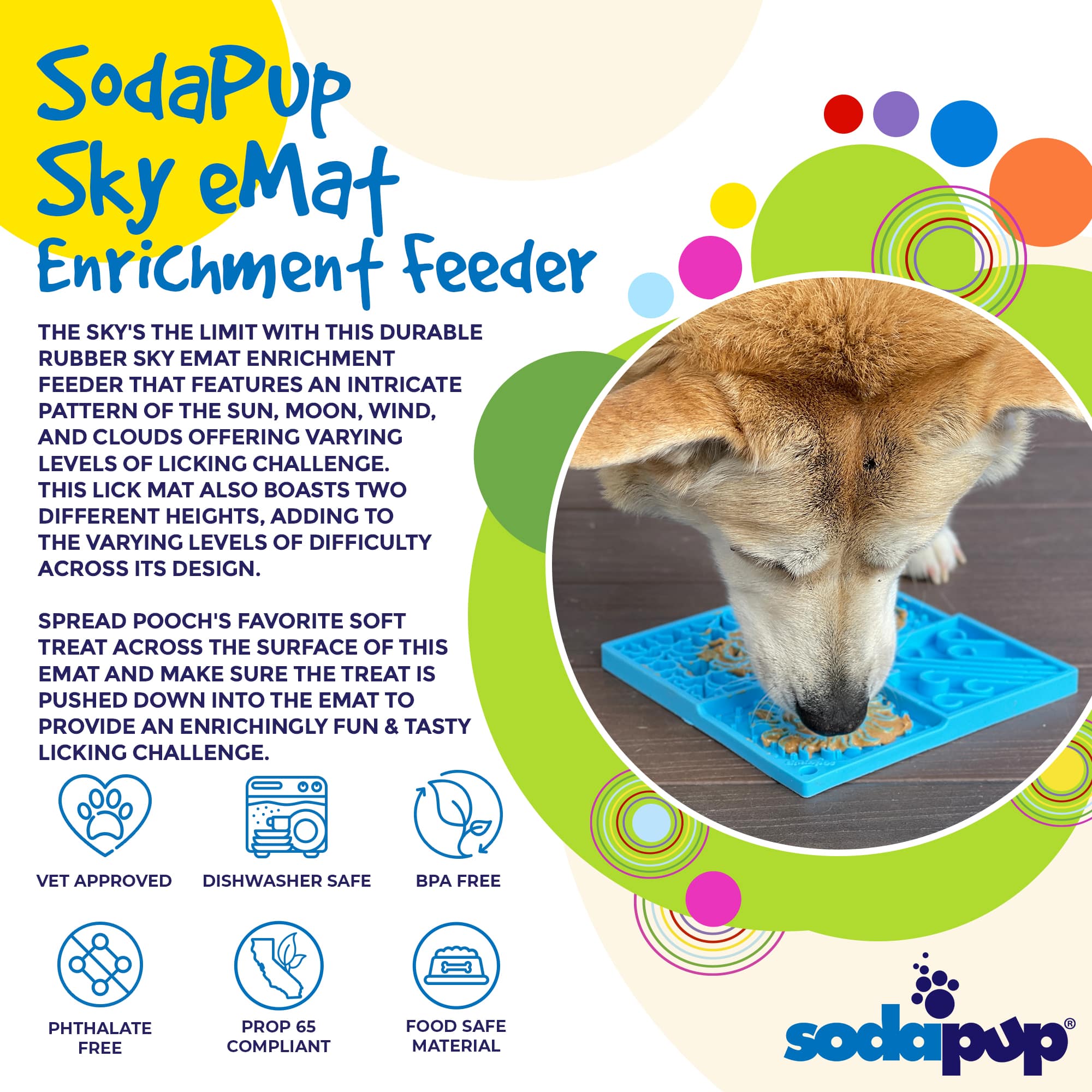 Sky eMat Enrichment Lick Mat