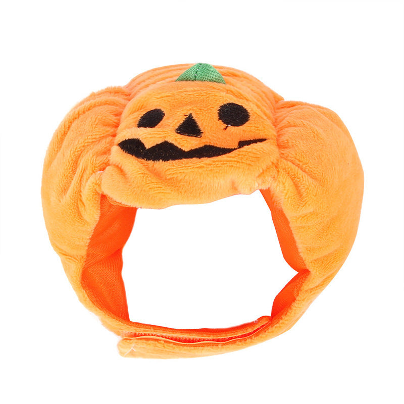 Halloween Pumpkin Pet Hat