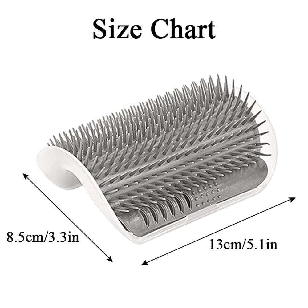 Wall-Mounted Cat Grooming & Massage Brush
