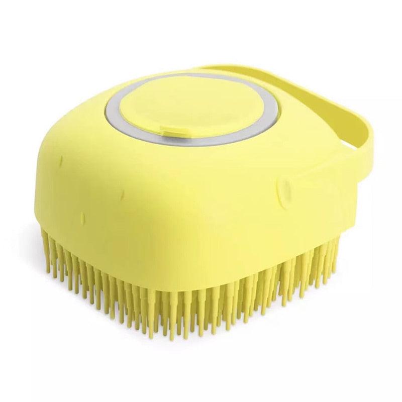 2-in-1 Silicone Pet Bath & Shampoo Brush