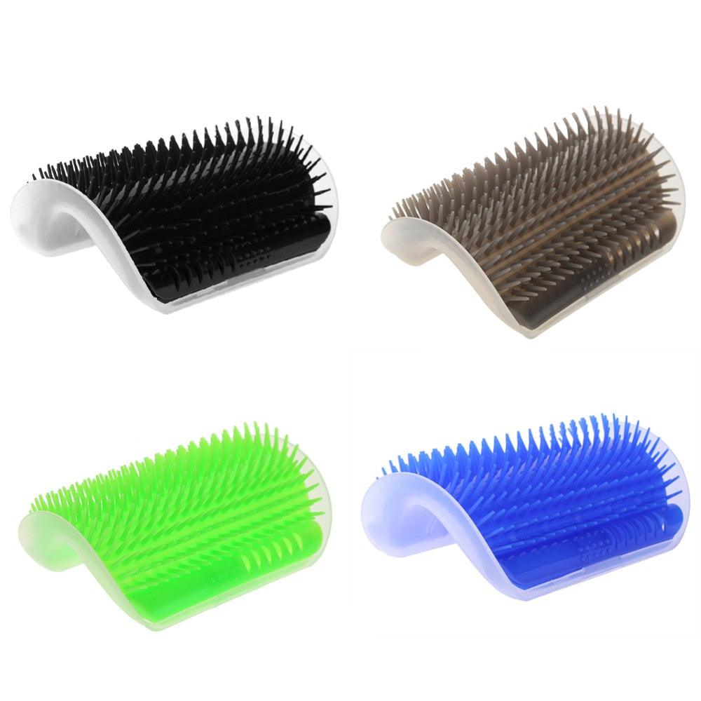 Wall-Mounted Cat Grooming & Massage Brush