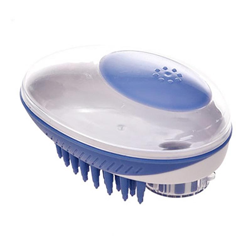 2-in-1 Silicone Pet Bath & Shampoo Brush