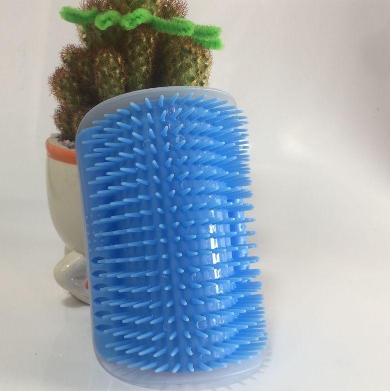 Wall-Mounted Cat Grooming & Massage Brush
