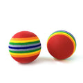 Rainbow Interactive Cat Ball Toy Set