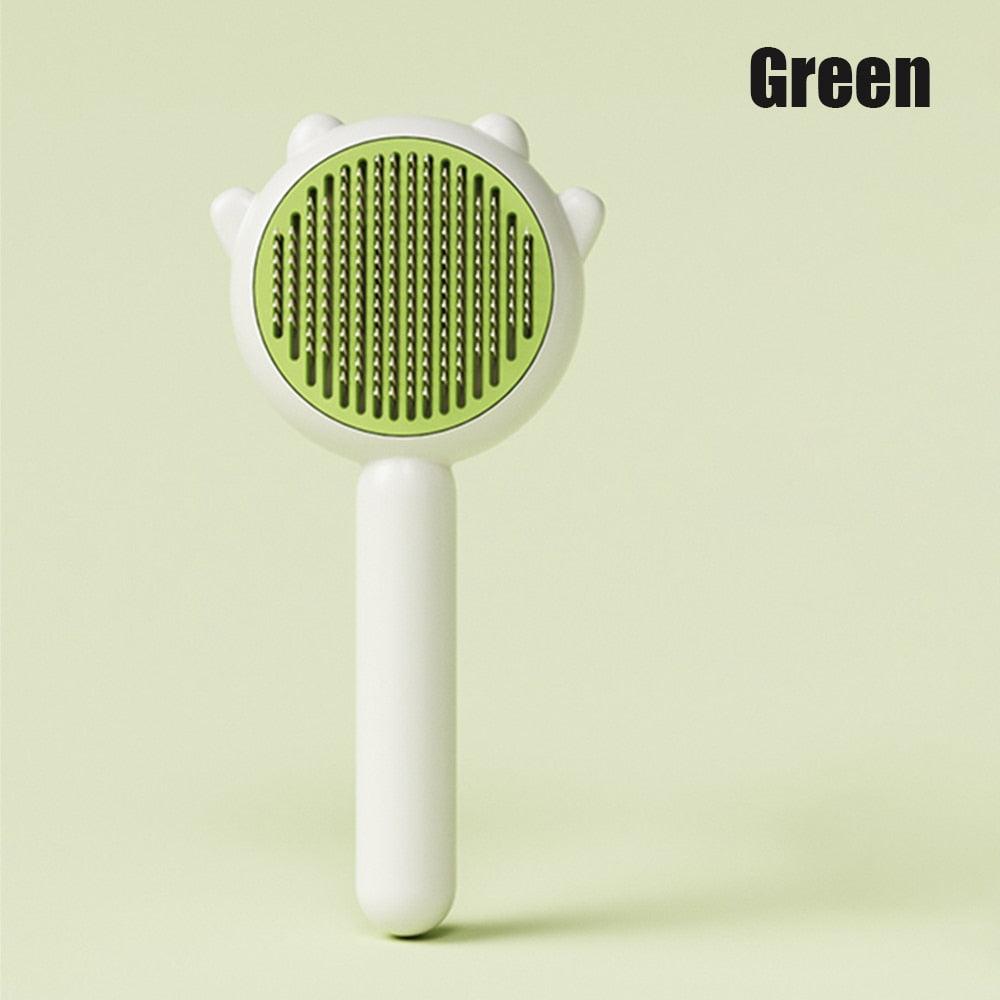Self-Cleaning Pet Grooming Brush