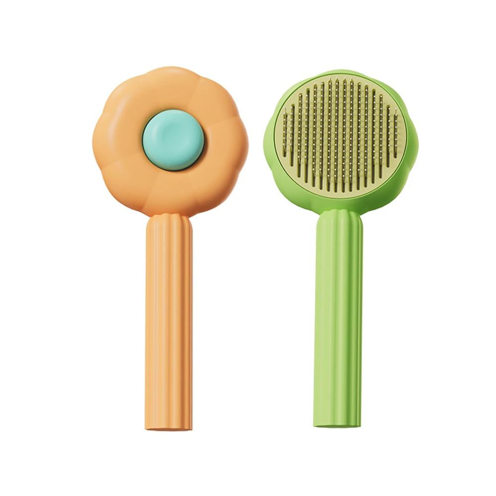Self-Cleaning Pet Grooming Brush