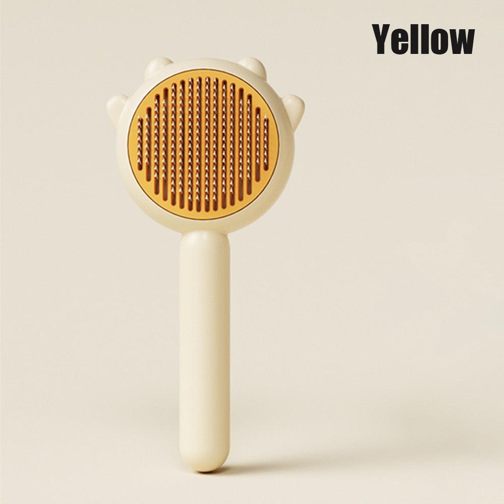 Self-Cleaning Pet Grooming Brush