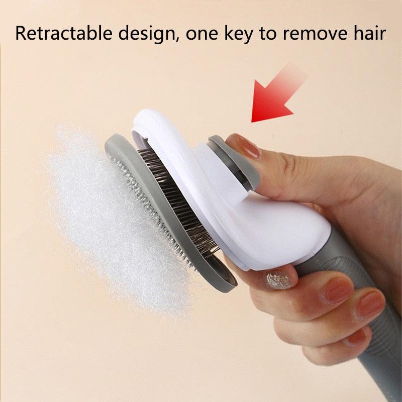 Self-Cleaning Slicker Brush for Dogs & Cats