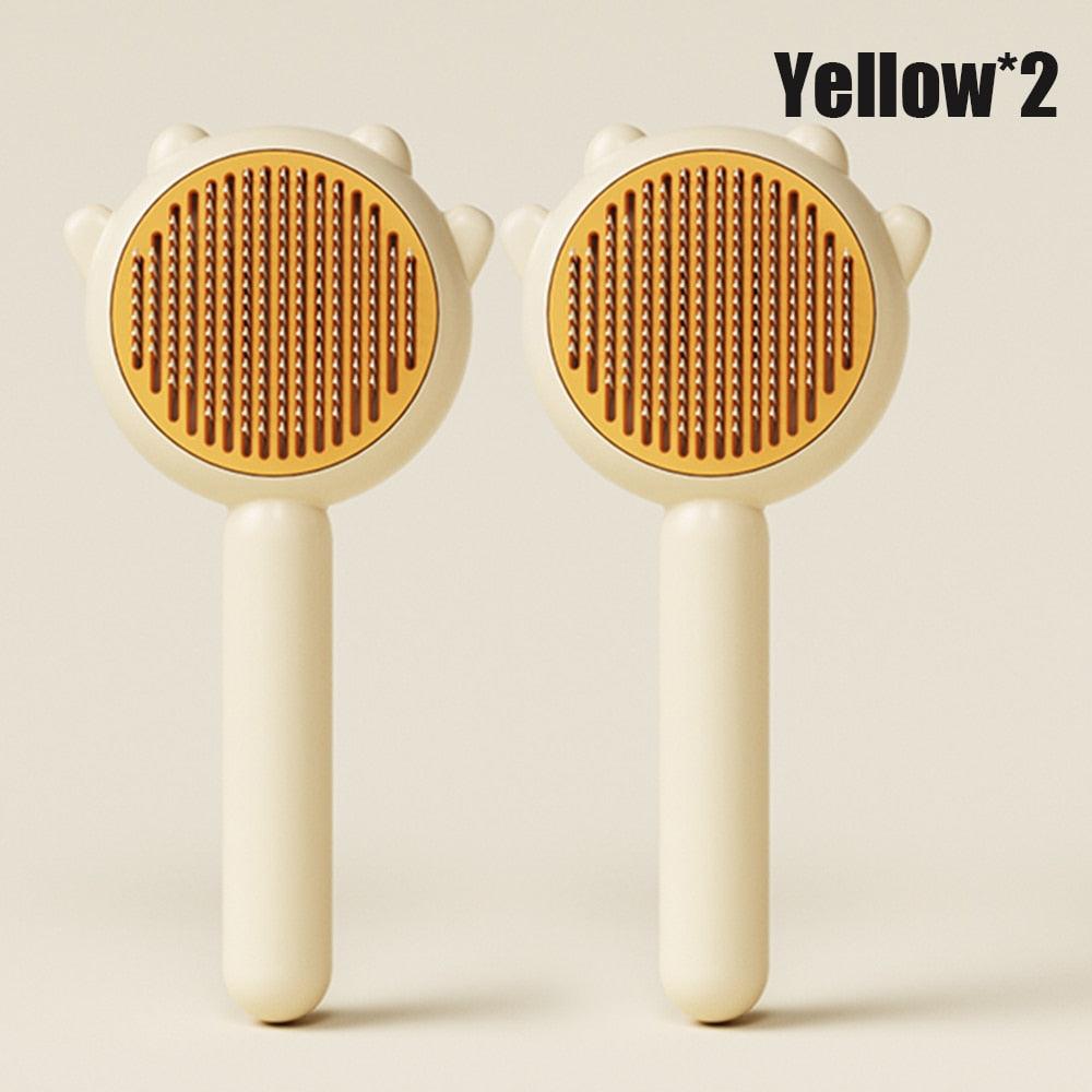 Self-Cleaning Pet Grooming Brush