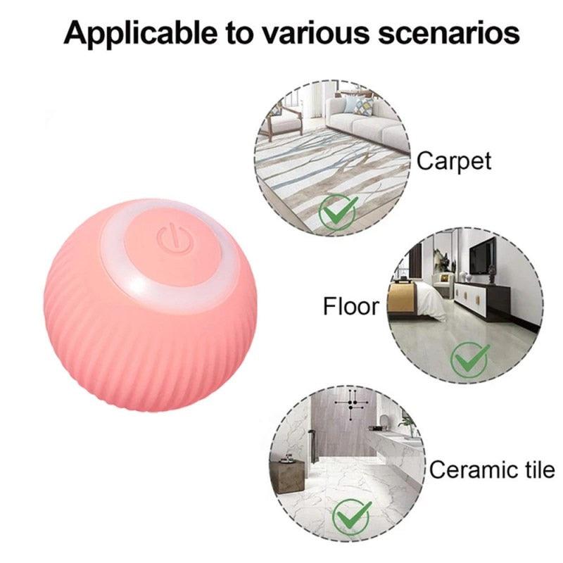 Rechargeable Smart Rolling Cat Ball