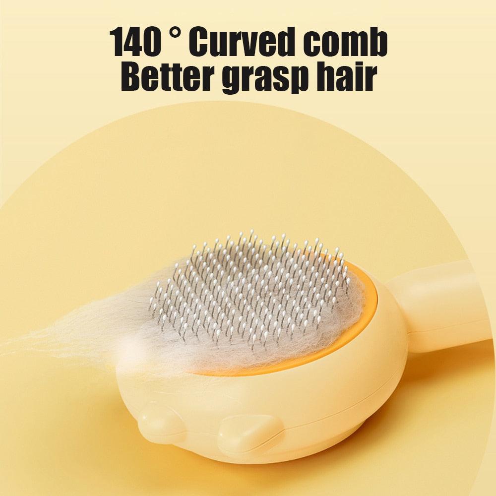 Self-Cleaning Pet Grooming Brush