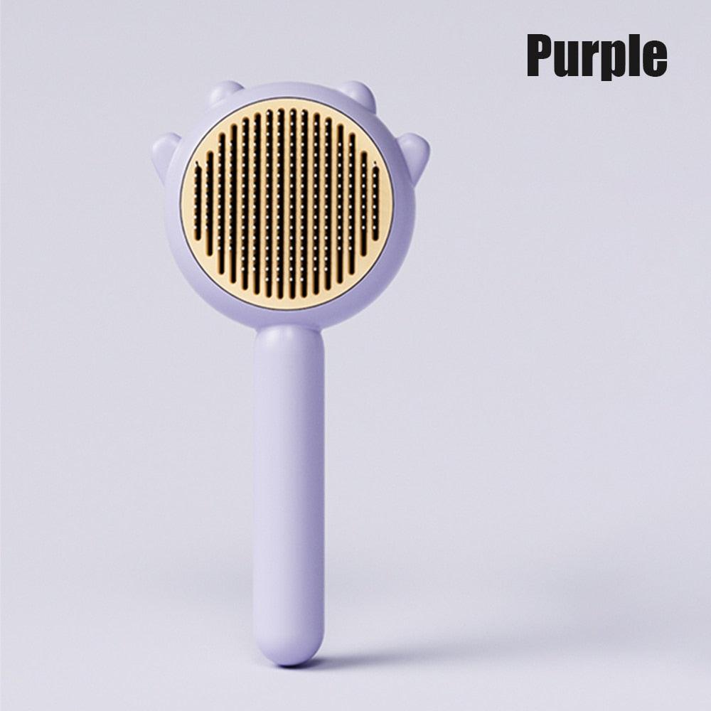 Self-Cleaning Pet Grooming Brush