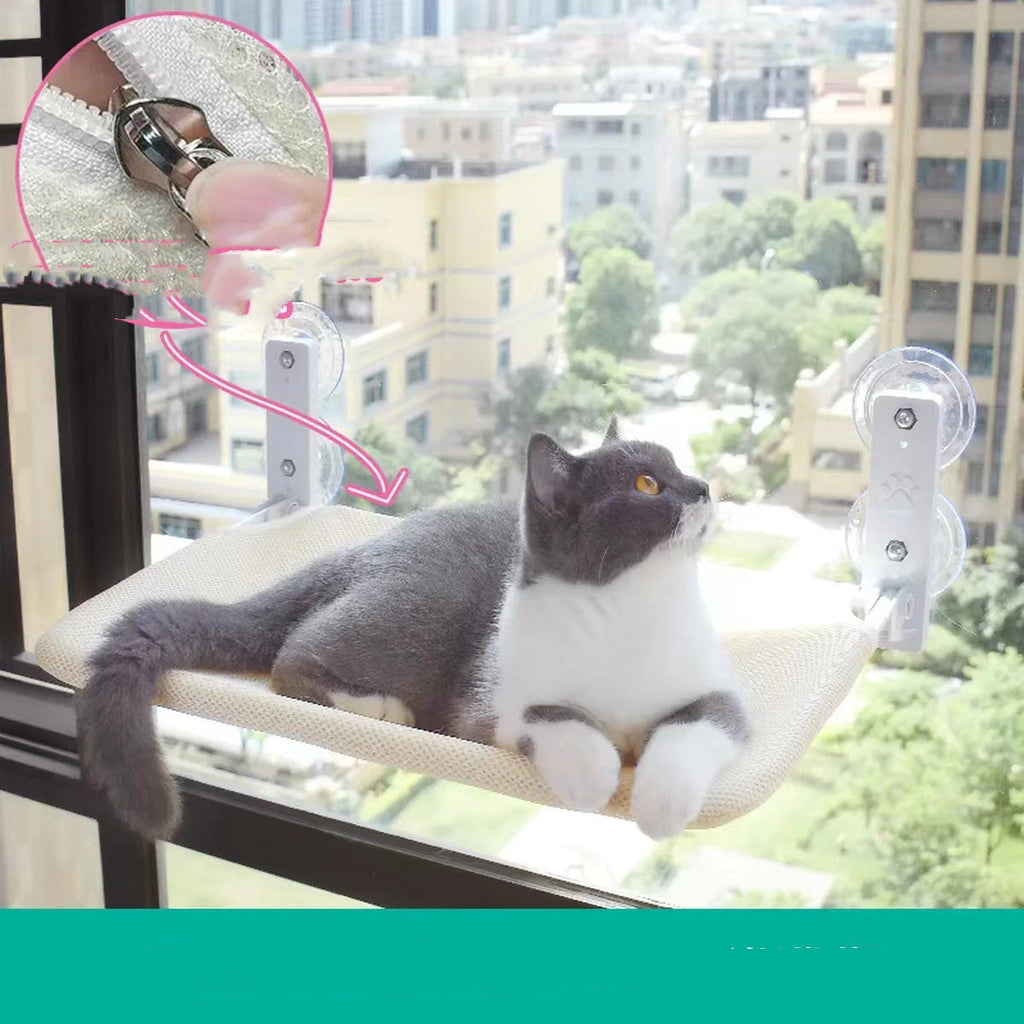Suction-Cup Cat Window Hammock