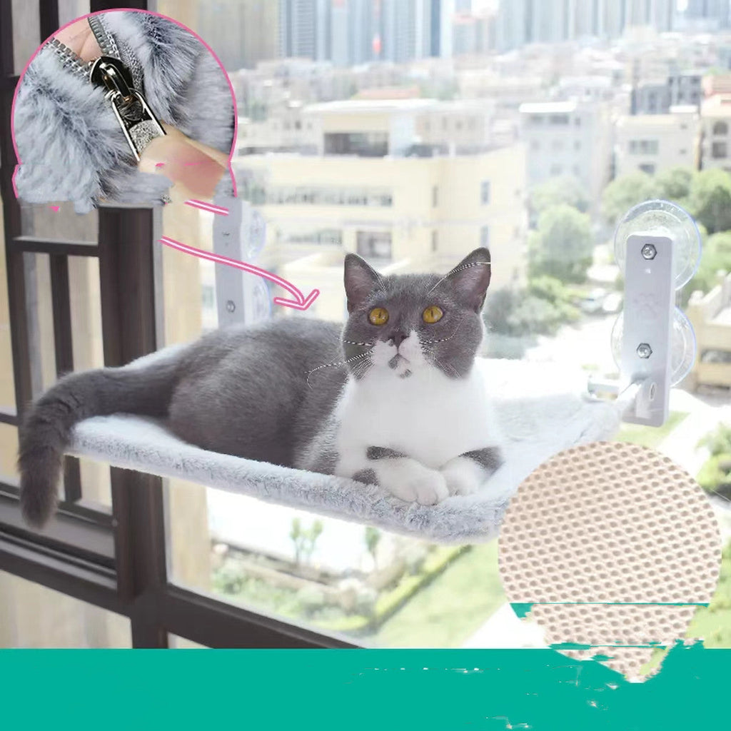 Suction-Cup Cat Window Hammock
