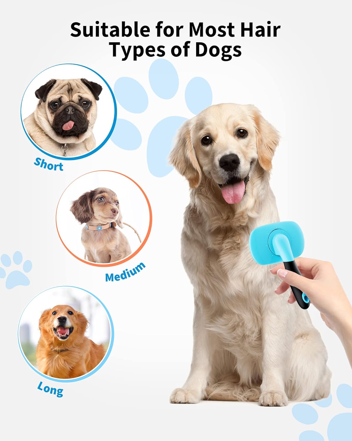 Pet Deshedding Grooming Brush