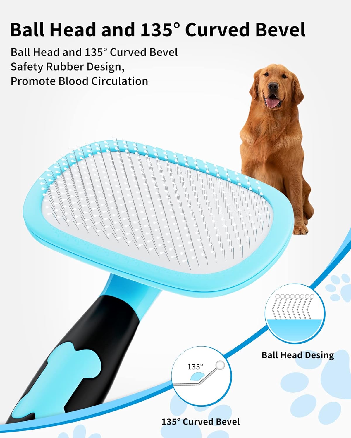Pet Deshedding Grooming Brush