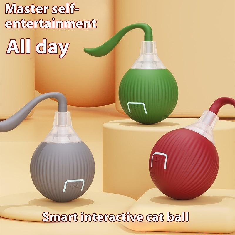 Interactive Motion Cat Ball with Tail Options