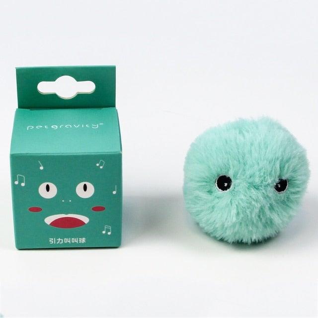 Interactive Chirping Cat Ball Toy