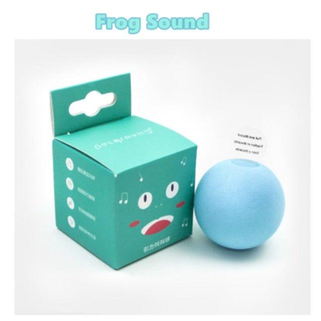 Interactive Chirping Cat Ball Toy