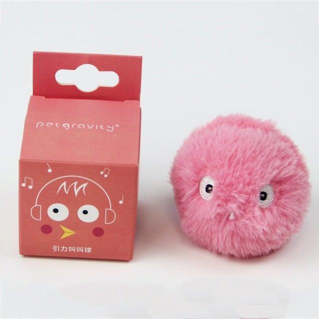 Interactive Chirping Cat Ball Toy